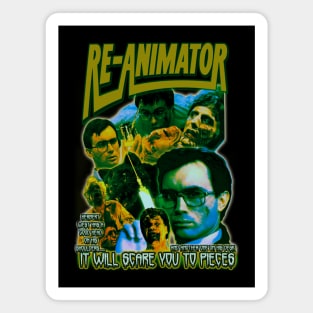 RE-ANIMATOR. (1985) Retro Cult Horror. T-Shirt (Version 2) Magnet